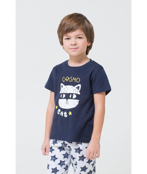 Пижама для мальчика "Космо кот" 