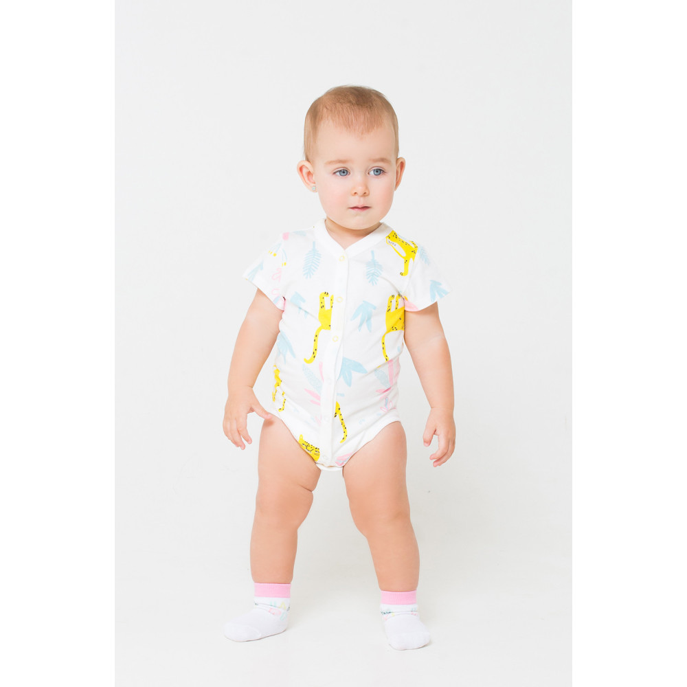 Боди на кнопочках "Маленькие леопарды"