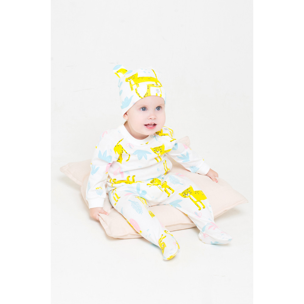 Шапочка с ушками "Маленькие леопарды"