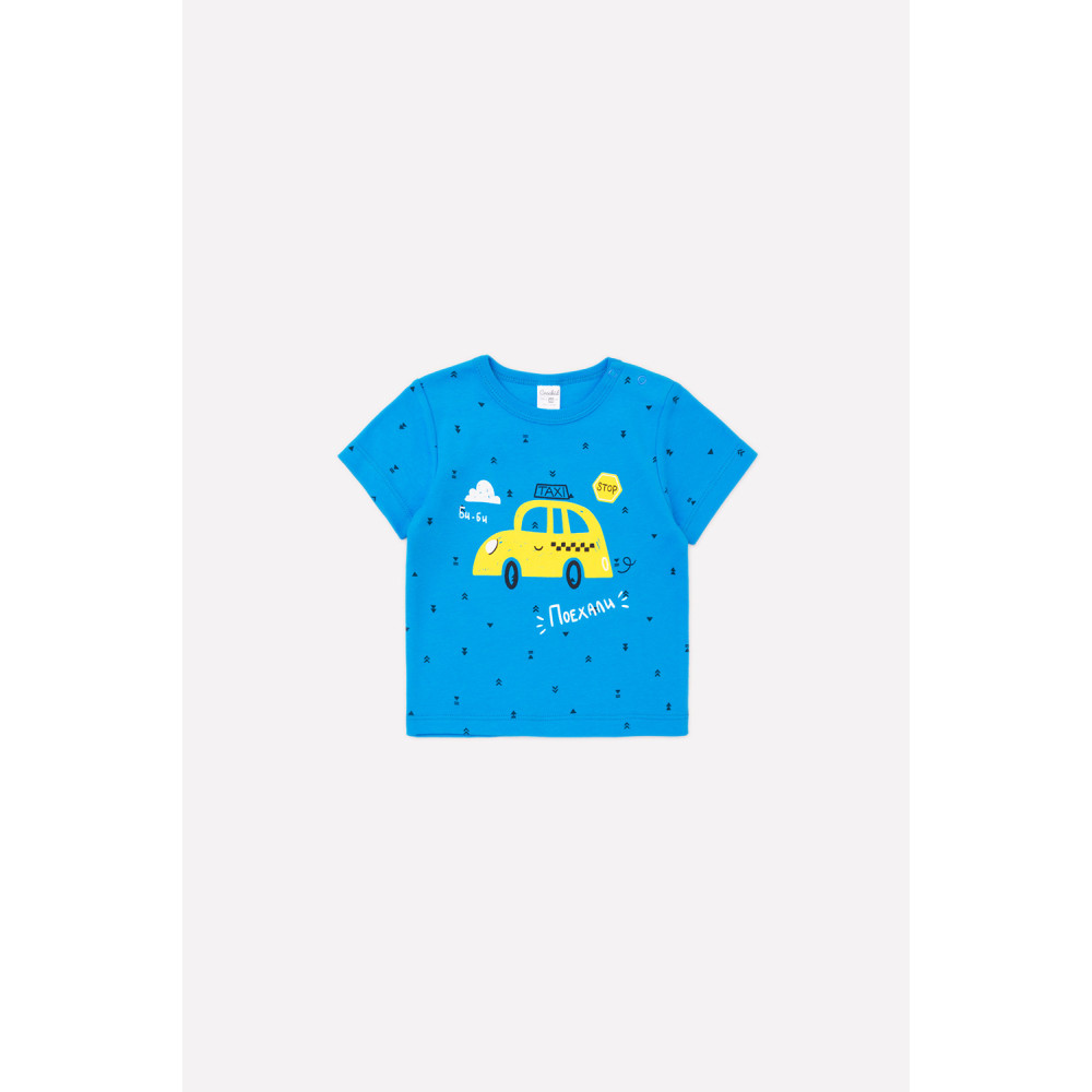 Стильная футболка для мальчика  "Машинка"