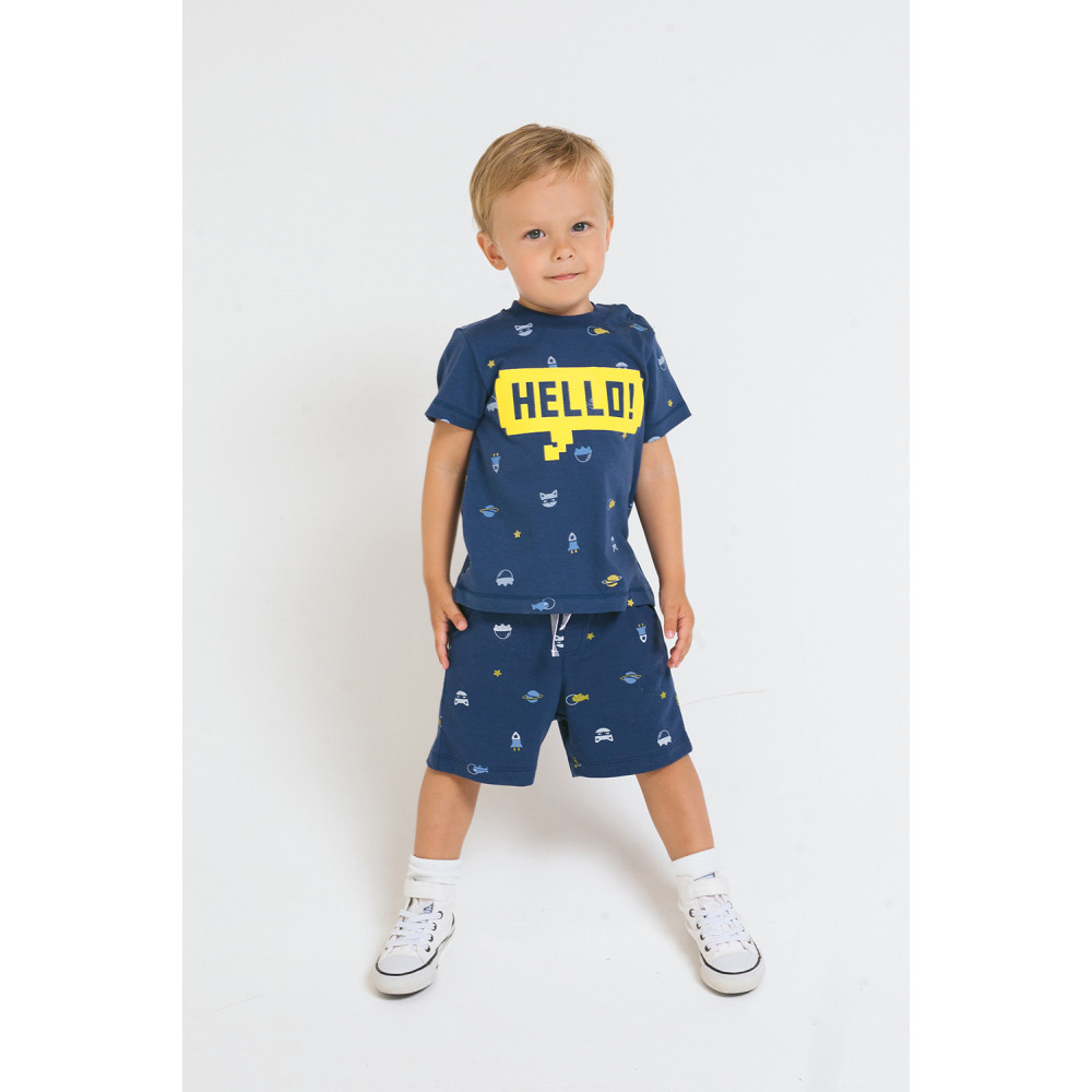 Шорты для мальчика "Космический микс"