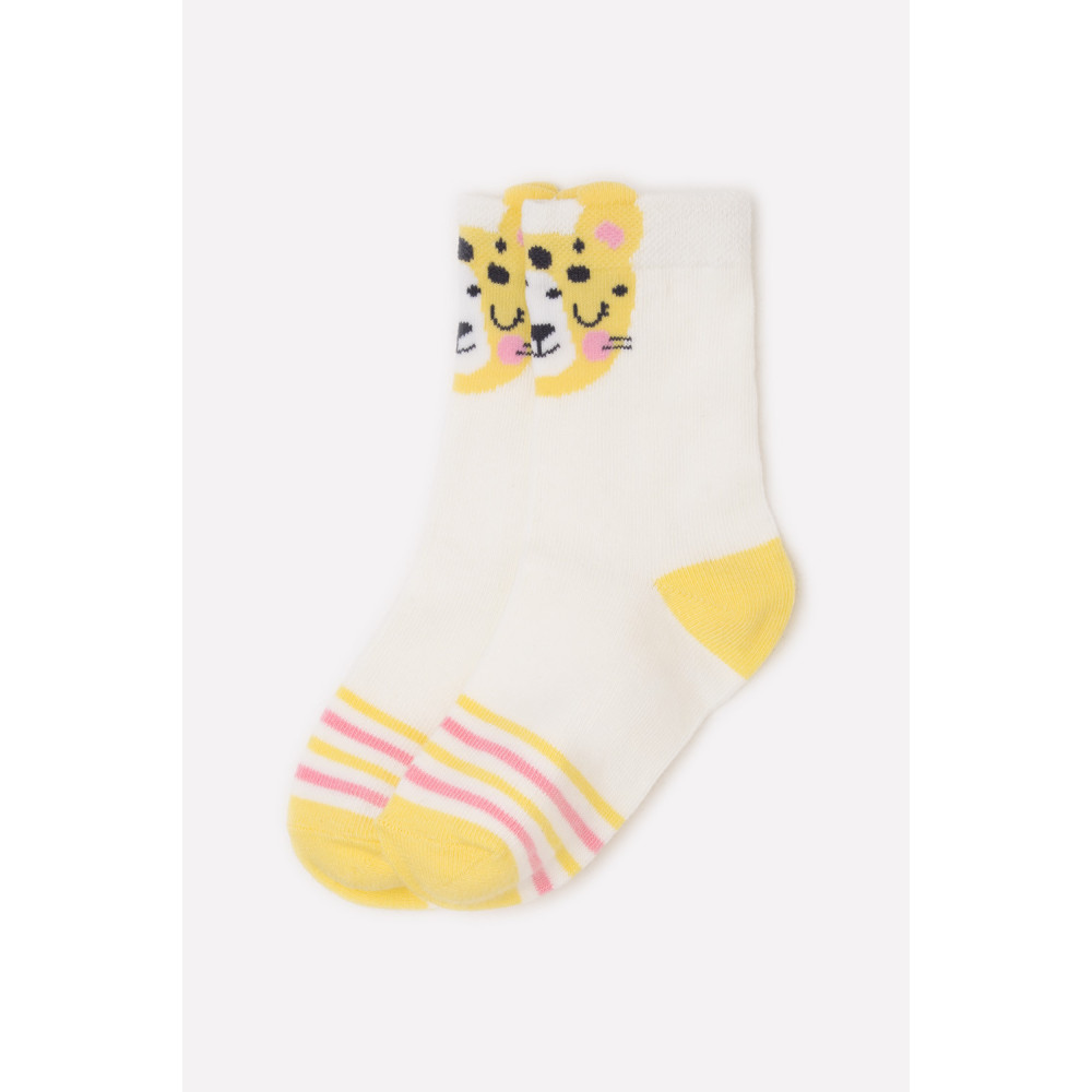 Носочки для малыша, Молочный