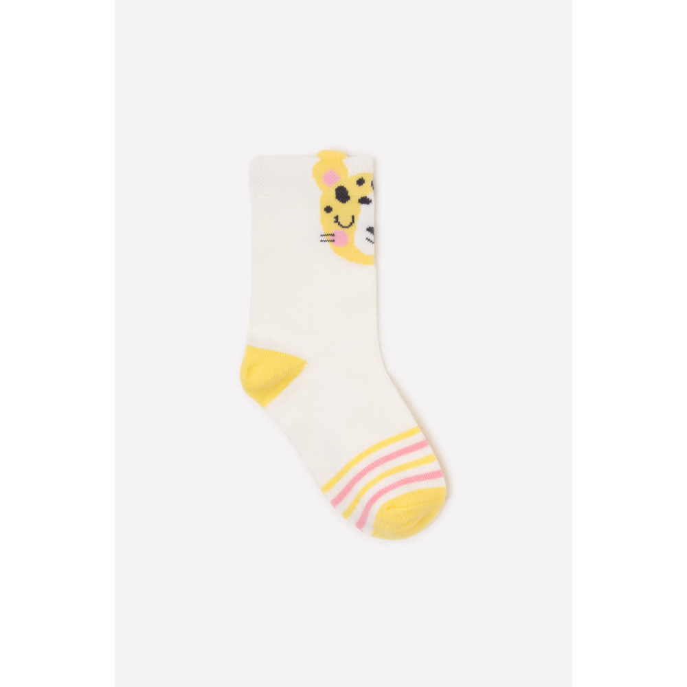 Носочки для малыша, Молочный