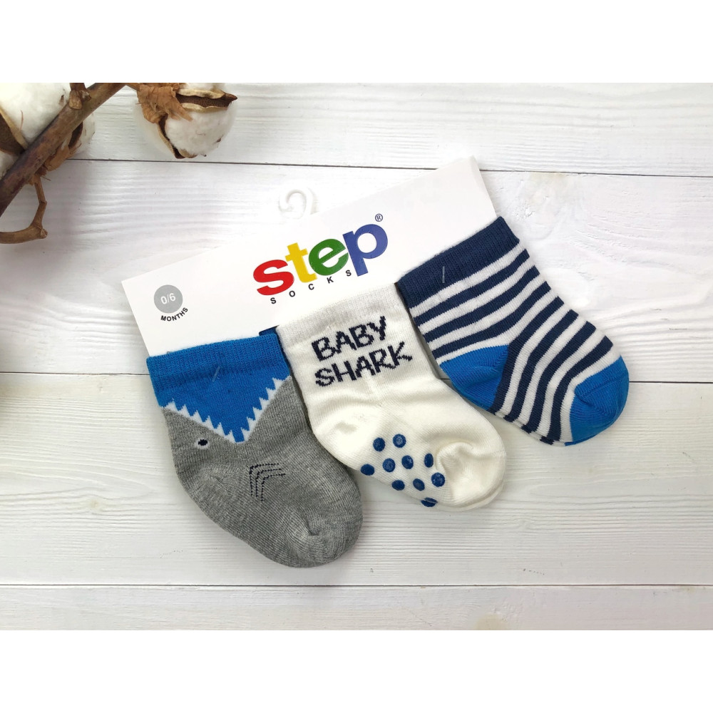 Носочки для мальчика, "Baby Shark"
