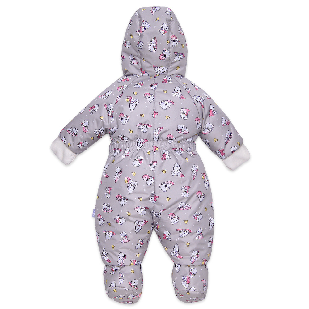 Демисезонный комбинезон "Snuppi", Розовый принт