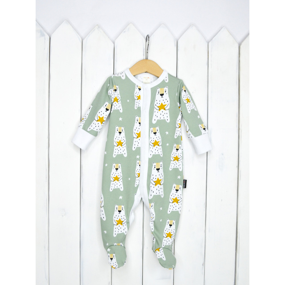 Слип "Мишки", Зеленый