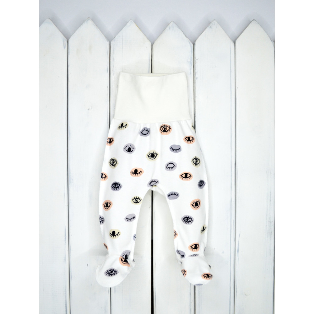 Ползунки для новорожденного "Глазки"