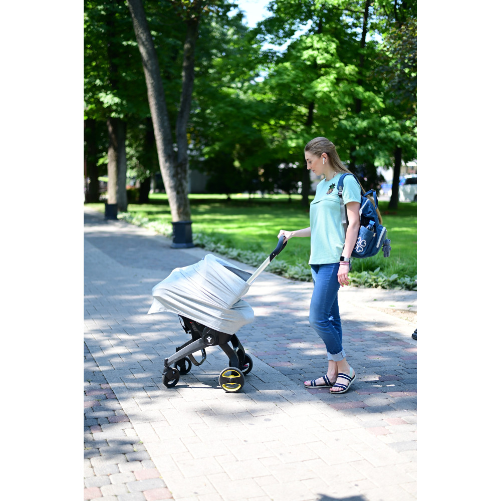 Накидка для кормления, Голубой лис