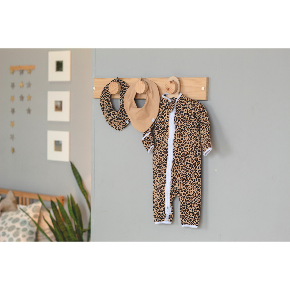 Комбинезон на молнии, леопард