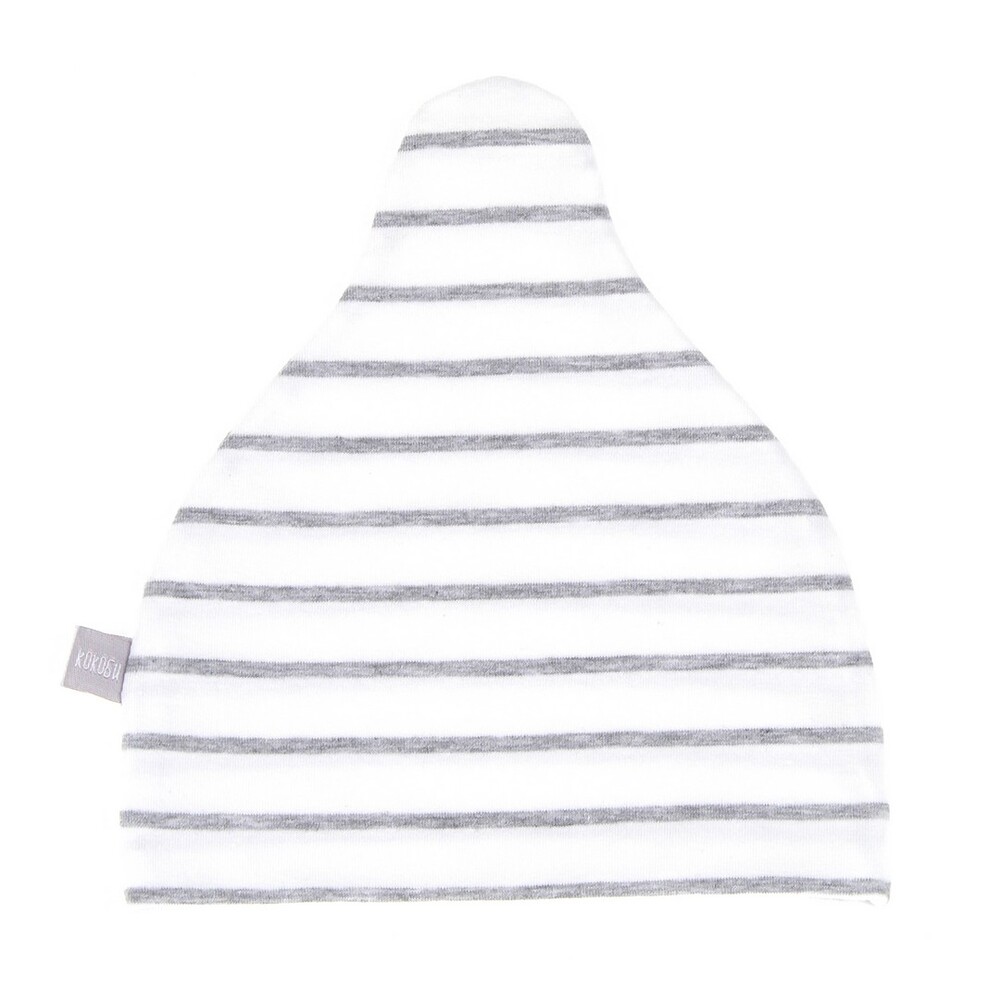 Шапочка Кокоби, Белый+серый