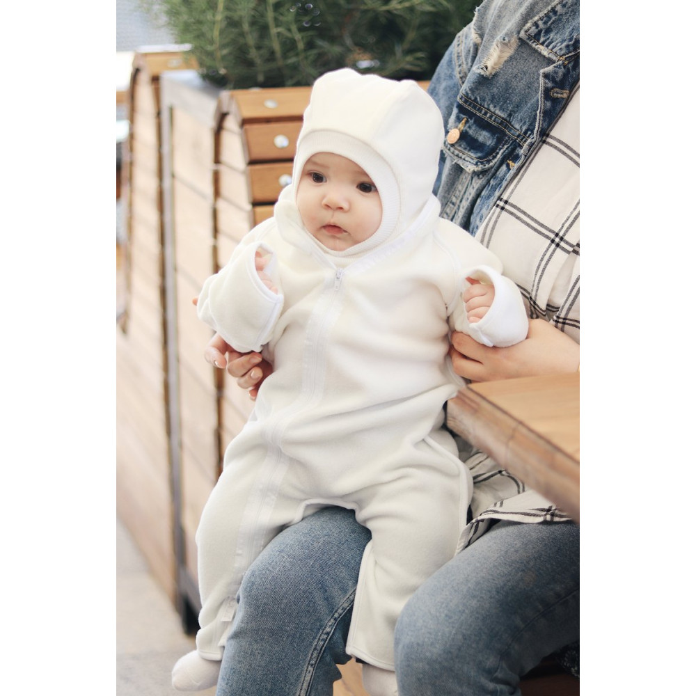 Утепленный комбинезон из флиса, Экрю