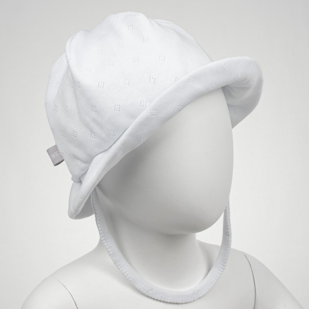 Панама для малыша, Ажур белый