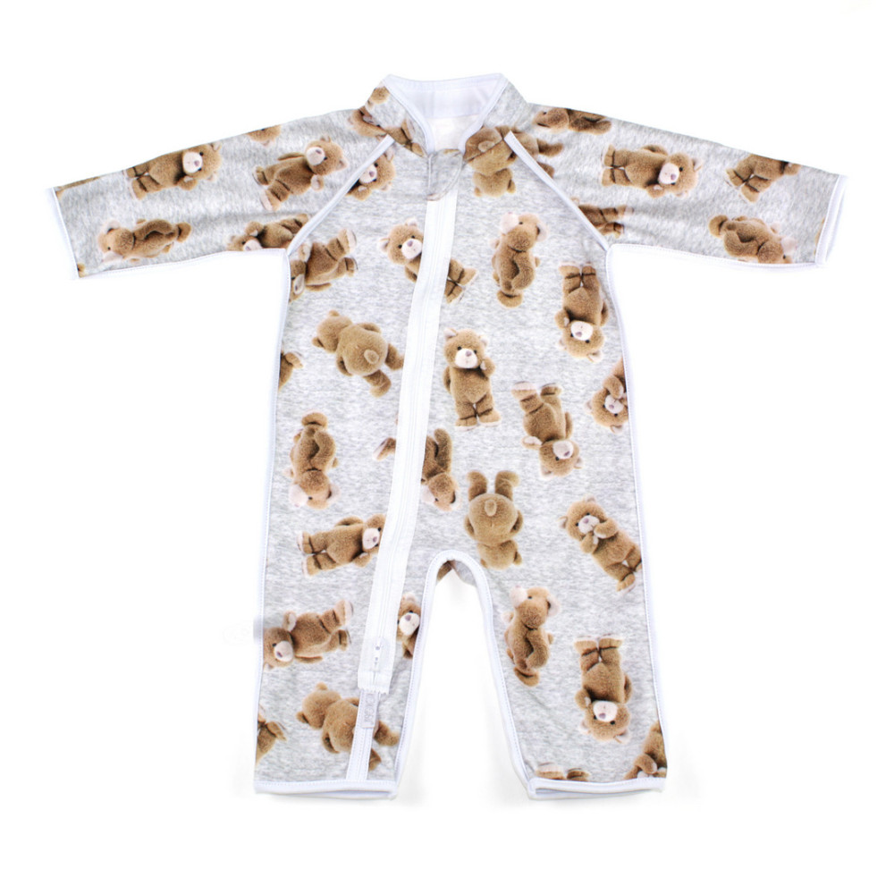 Утепленный комбинезон из флиса, Мишки