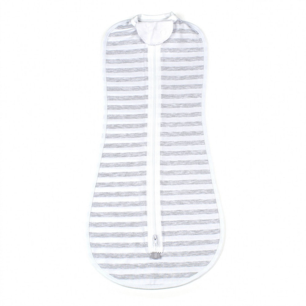 Кокон на молнии облегчённый, серый+белый