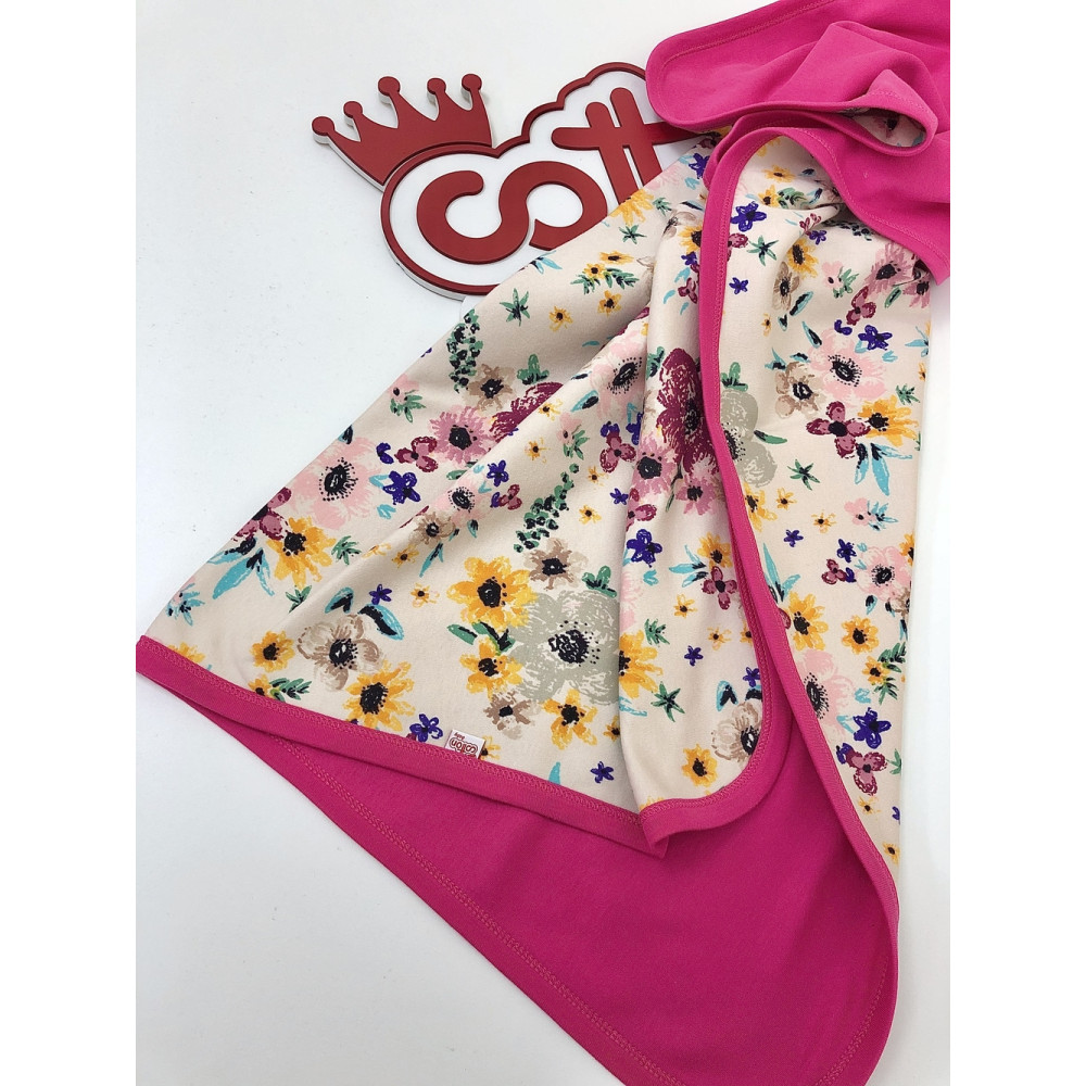 Двухсторонний плед «Фиалочка»