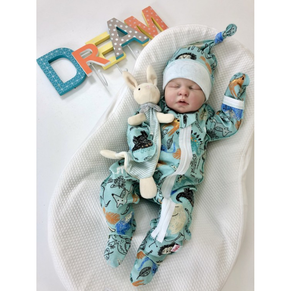 Слип на молнии с шапочкой "Африка"