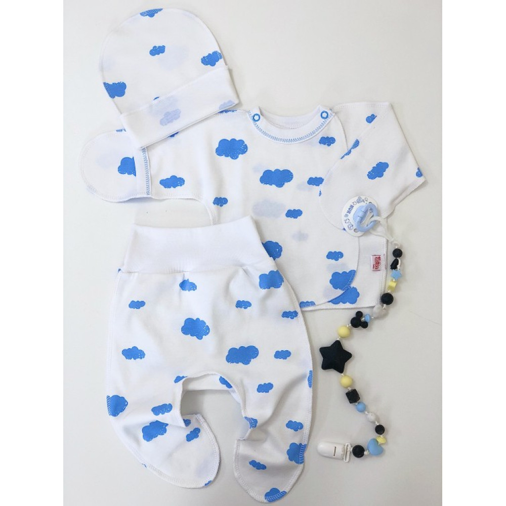 Комплект для новорожденного "Облачка"