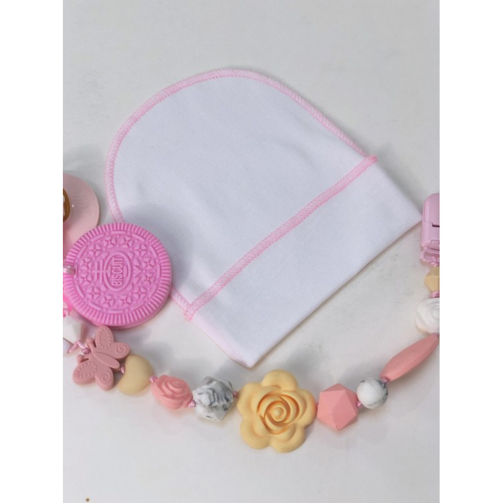 Шапочка-колпачек "Зефир" для девочки