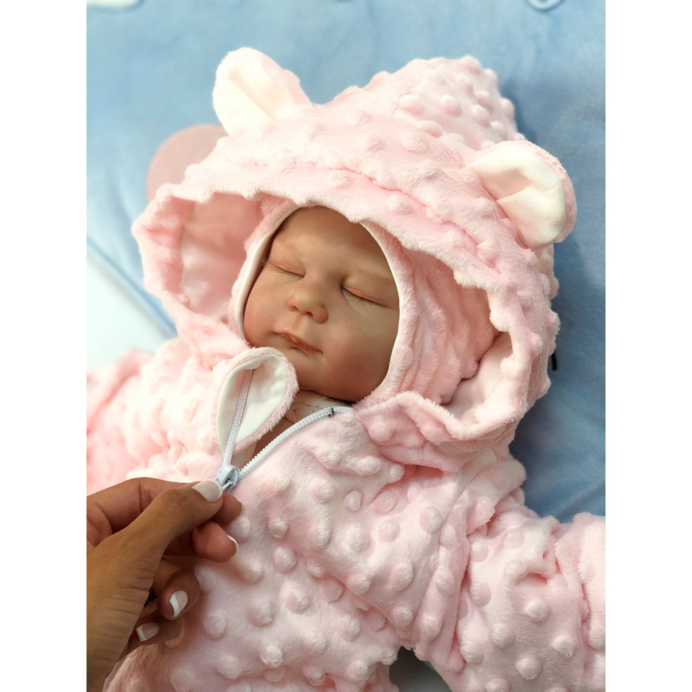 Утепленный комбинезон "Мишка" для девочки