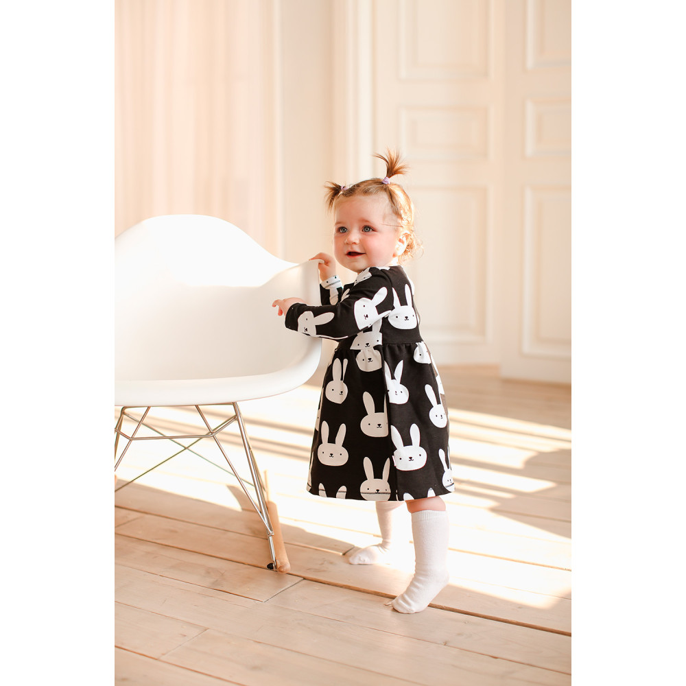 Платье для девочки "Black Rabbit"