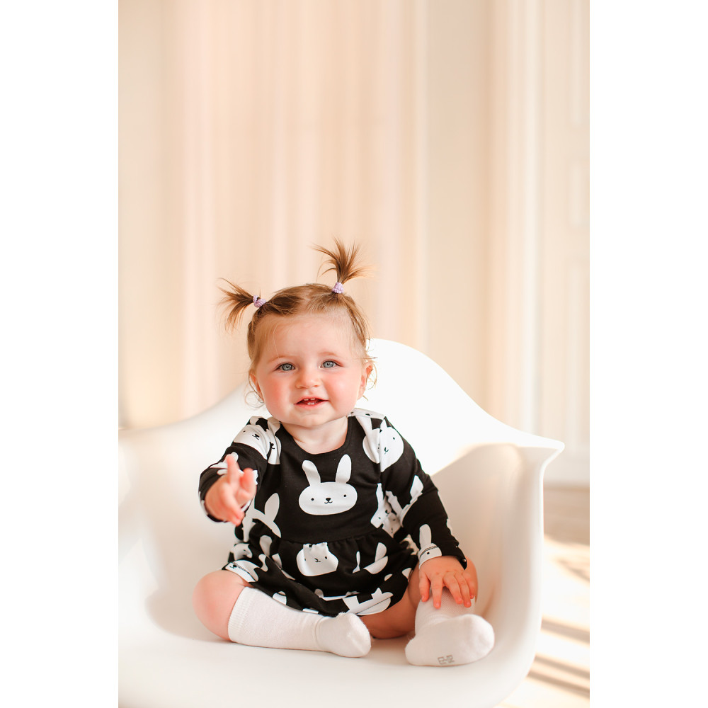 Платье для девочки "Black Rabbit"