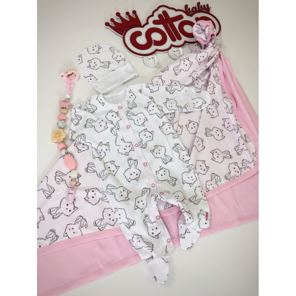 Комплект для девочки "Котята"