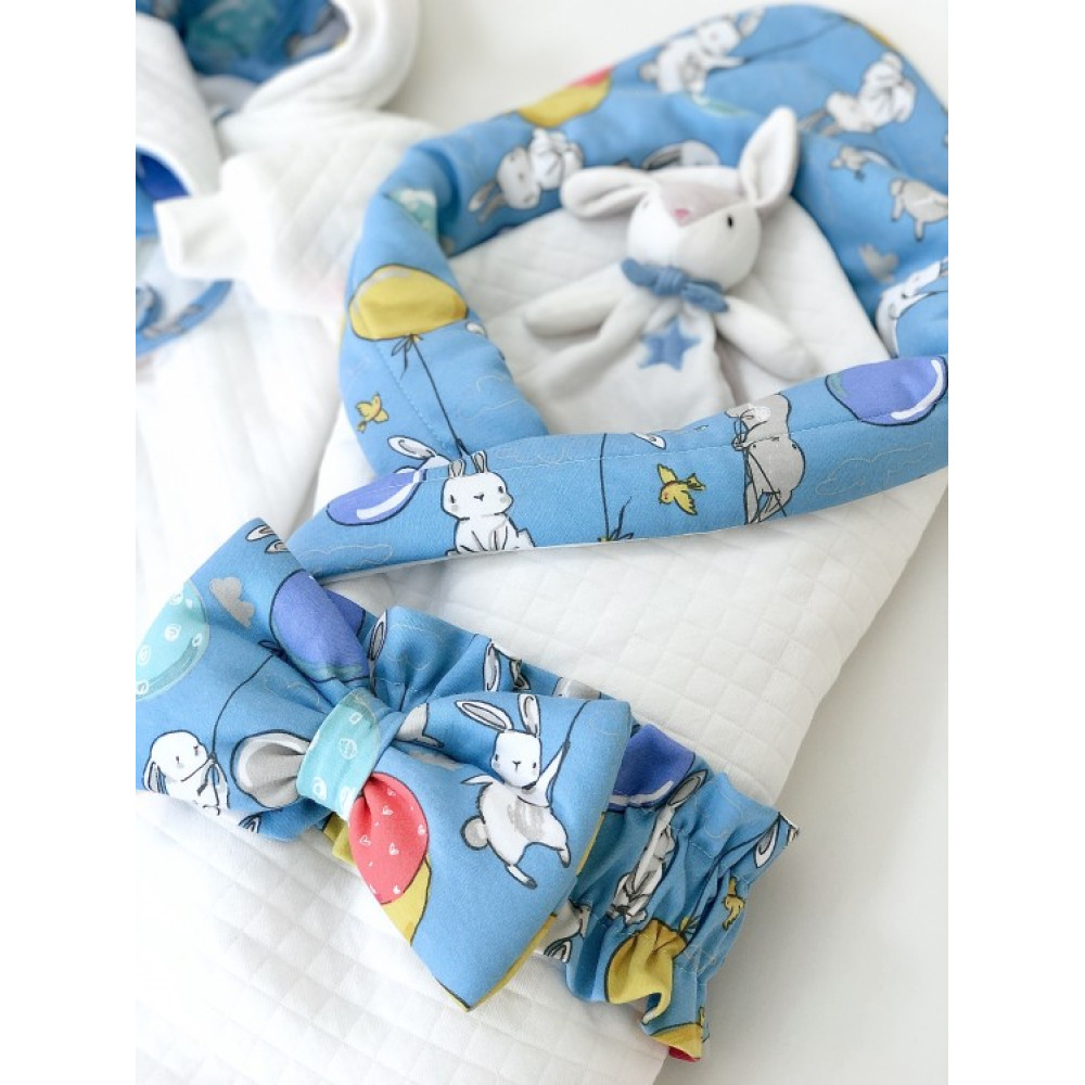 Демисезонный комплект на выписку для мальчика "Зайчик"