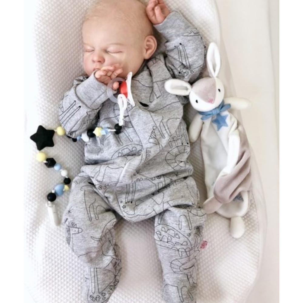 Утепленный слип "Зоопарк"