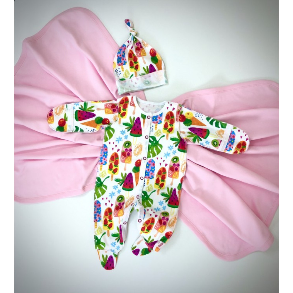 Комплект для новорожденного "Тропики"