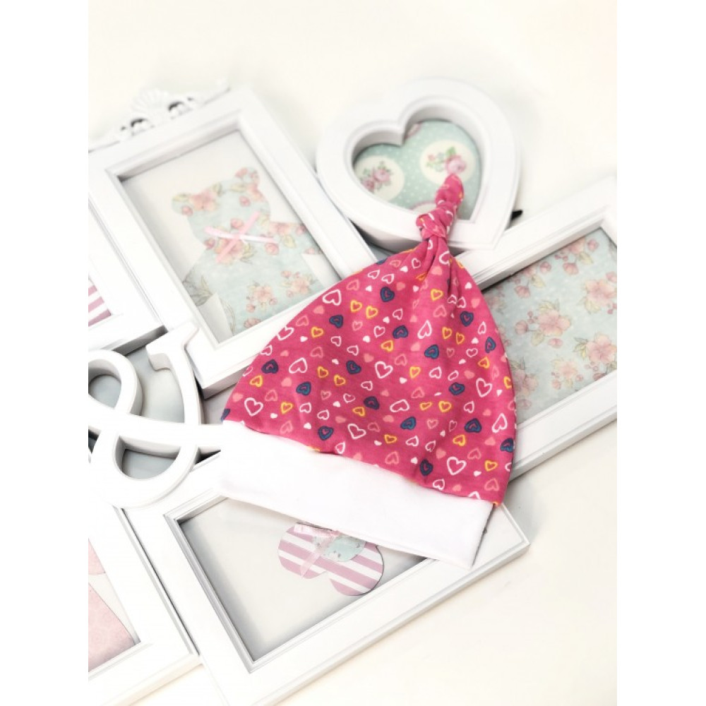 Шапочка-узелок "Валентинка"