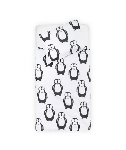 Комплект постельного белья Jollein 120x150 Penguin (Пингвин)