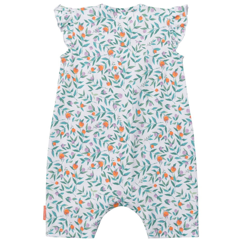 Полукомбинезон для девочки с цветочным принтом