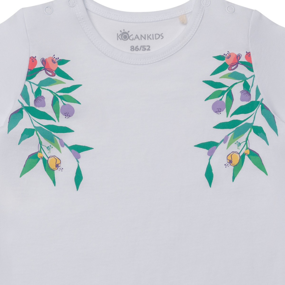 Комплект для девочки из футболки и трусов-шортиков