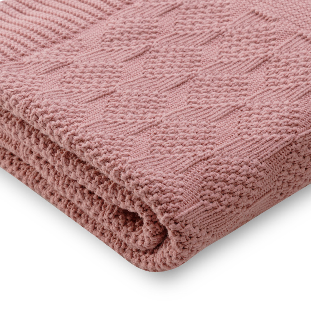 Детский плед, Пепельно-розовый