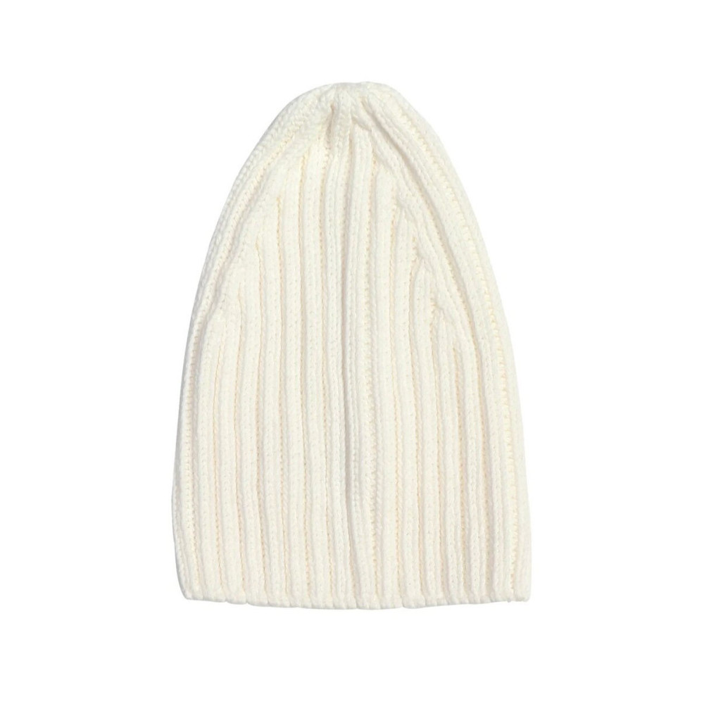 Детская вязаная шапка, Молочная