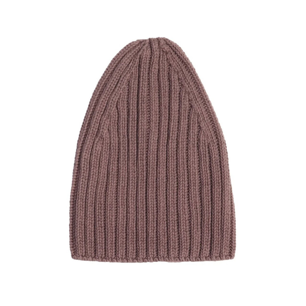 Детская вязаная шапка, Кофейная