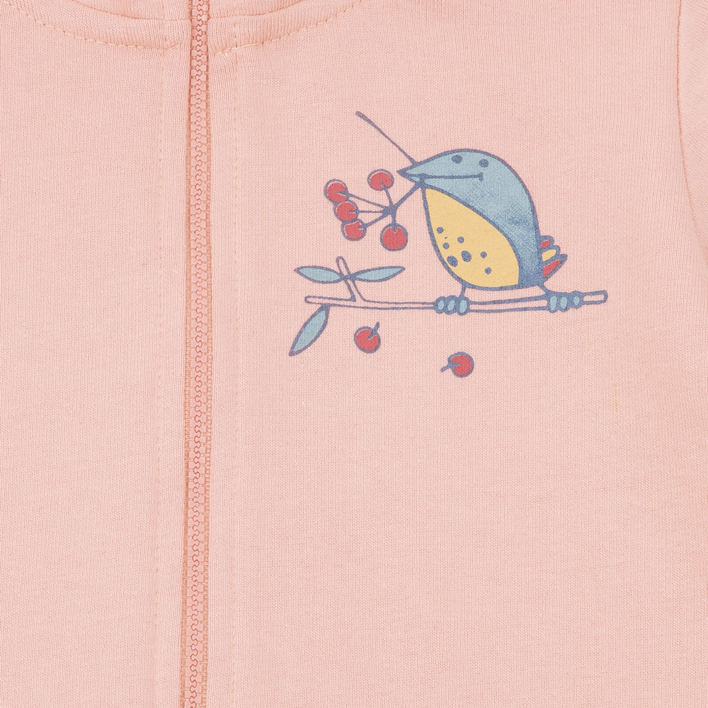 Комбинезон на молнии "Птичка" для девочки