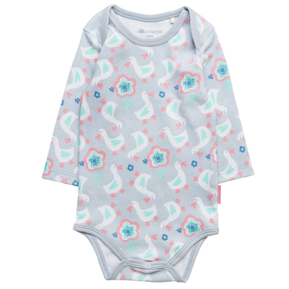 Боди с длинным рукавом "Уточки"