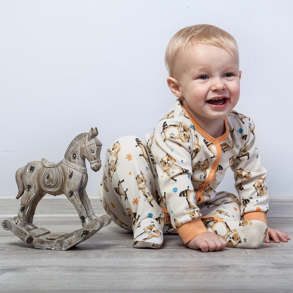 Слип для малыша "Еноты"