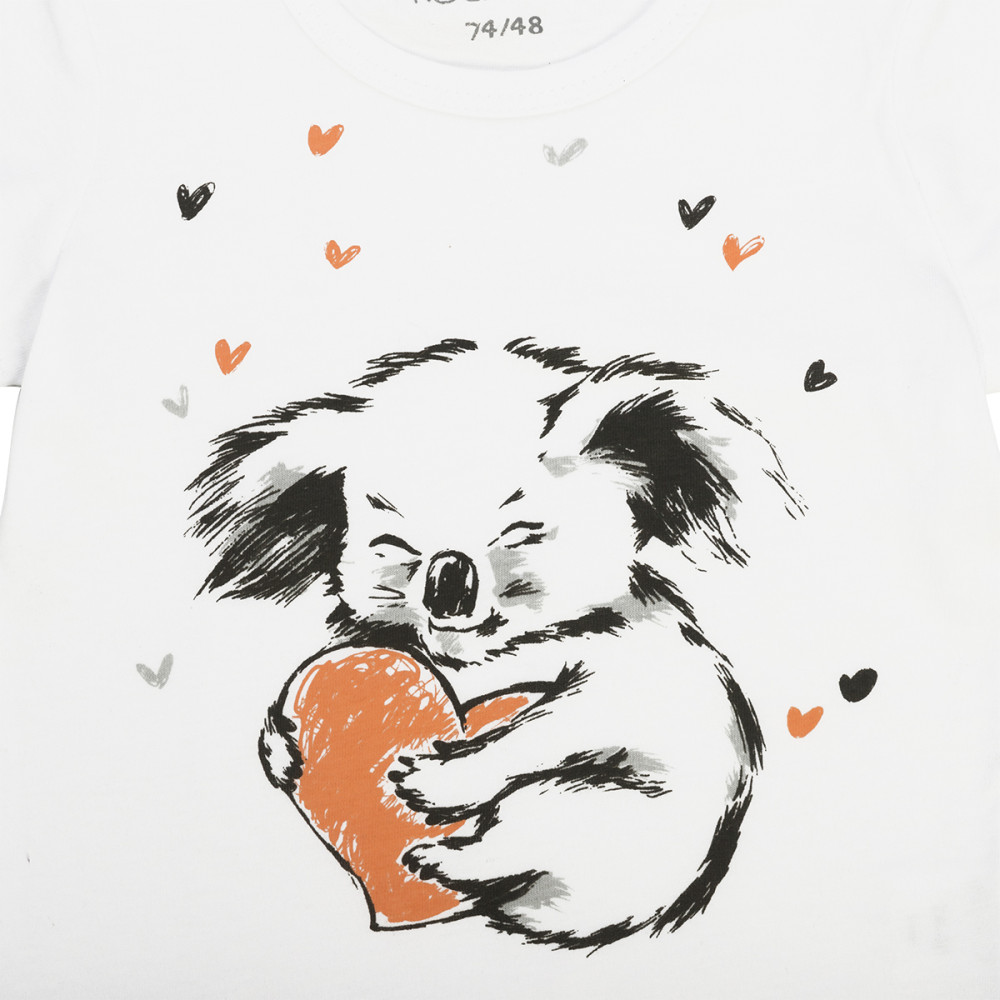 Футболка для девочки "Коала"