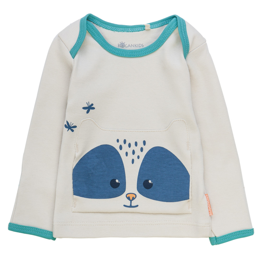 Кофточка с длинным рукавом "Енотик"