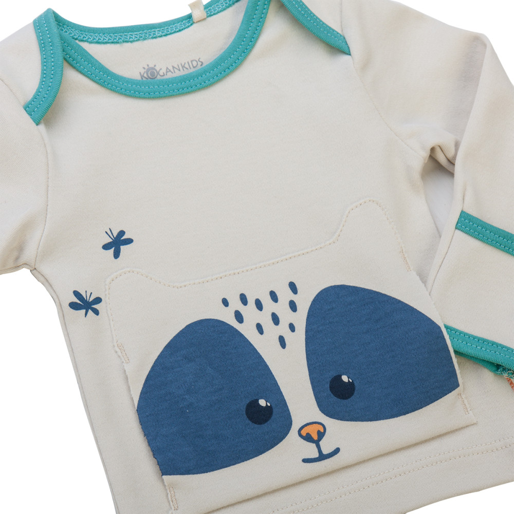 Кофточка с длинным рукавом "Енотик"