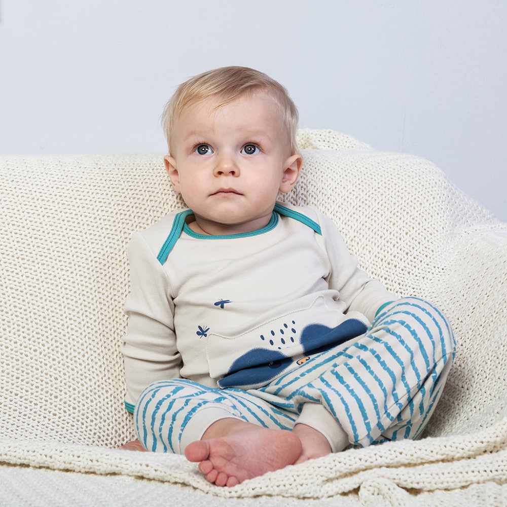 Кофточка с длинным рукавом "Енотик"