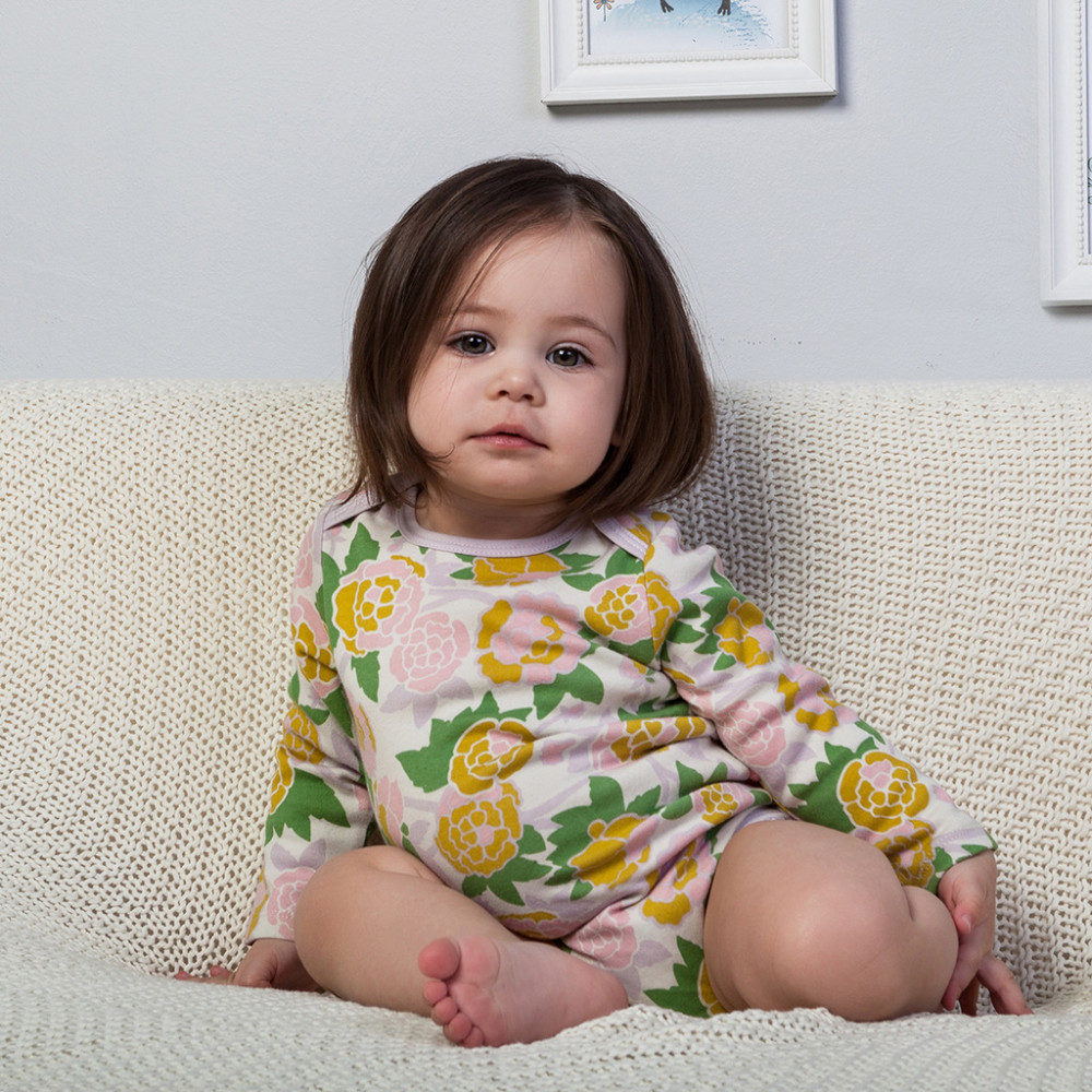 Боди для девочки, Цветы