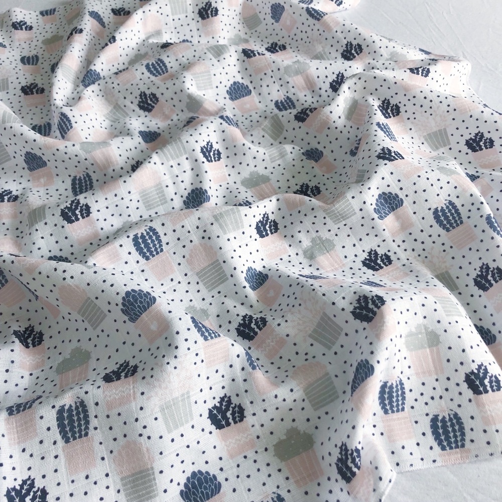 Сет из 4х муслиновых пелёнок MamaPapa Ламы