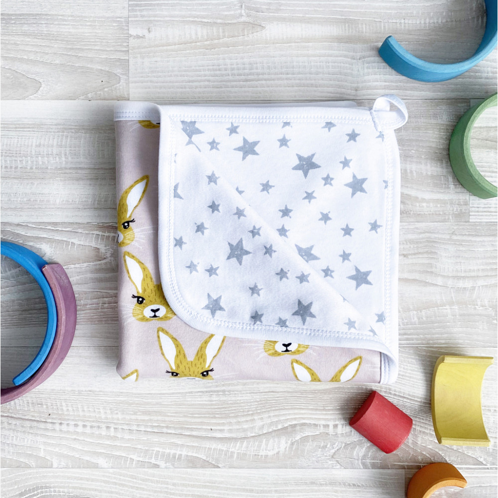 Двусторонний плед Mjölk, Зайчики