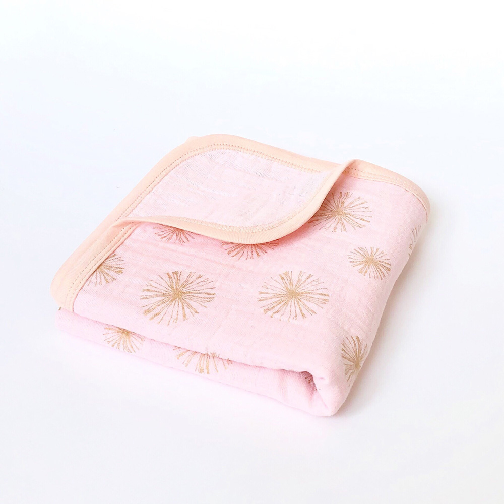 Муслиновое одеяло, Rose Quartz Metallic