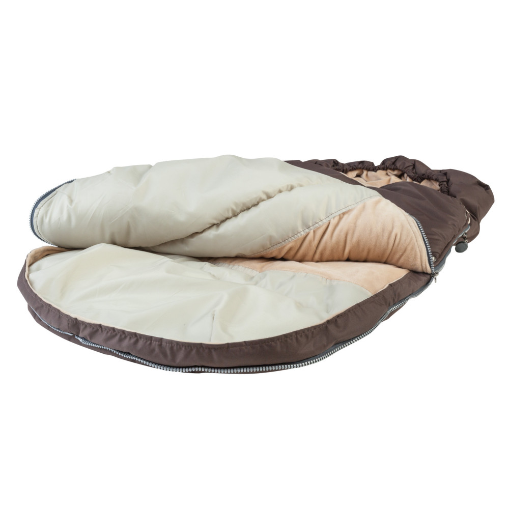 Зимний конверт в коляску, Коричневый