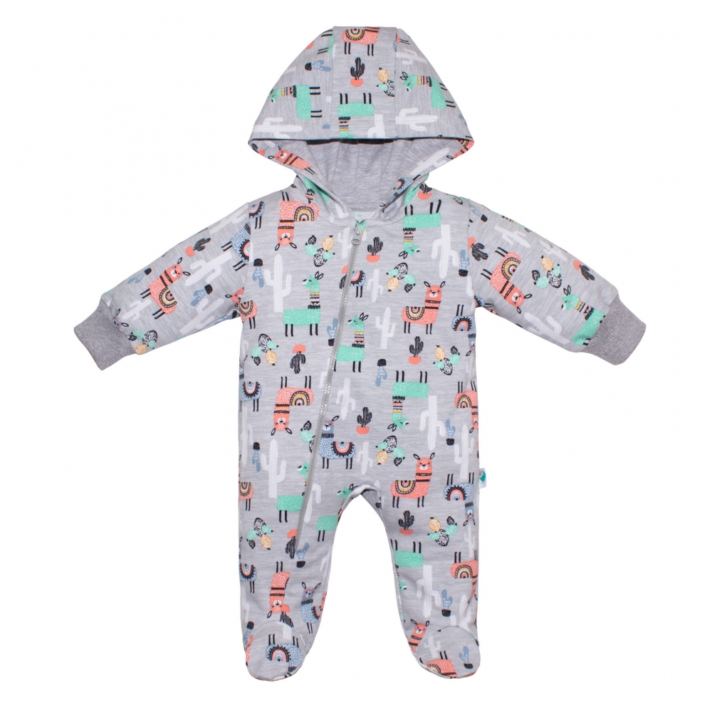 Комбинезон из облегченного футера, Ламы