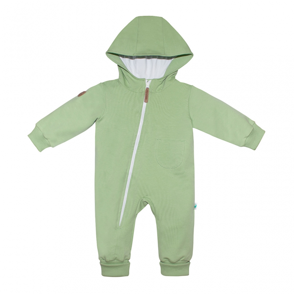 Комбинезон из облегченного футера, Зеленое яблоко